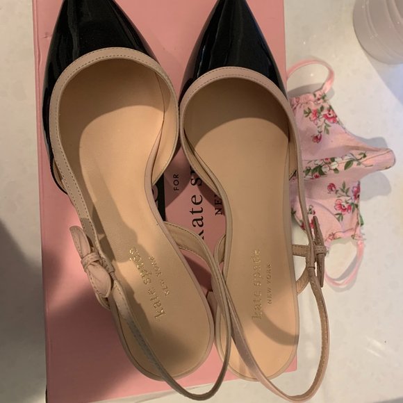 kate spade | Shoes | Kate Spade Midge Bow Pumps 75 Patent Leather | Poshmark